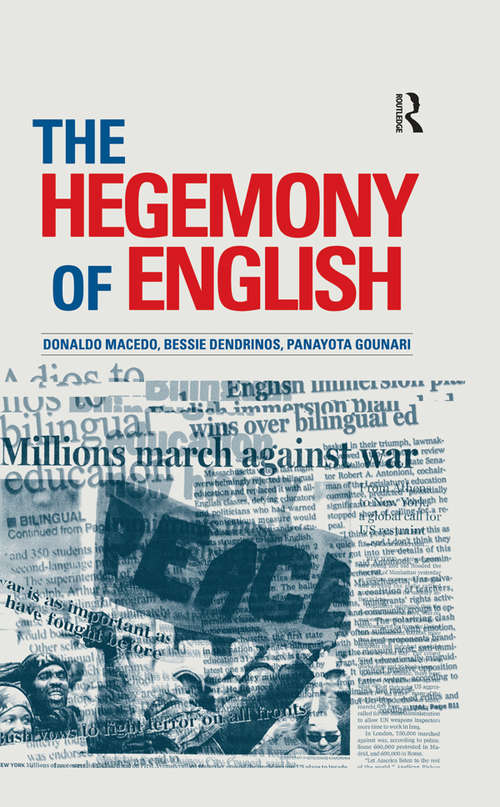 Book cover of Hegemony of English