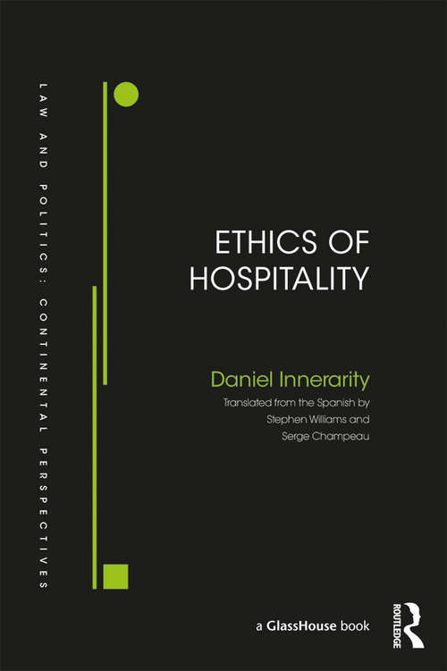 Book cover of Ethics of Hospitality (Law and Politics)