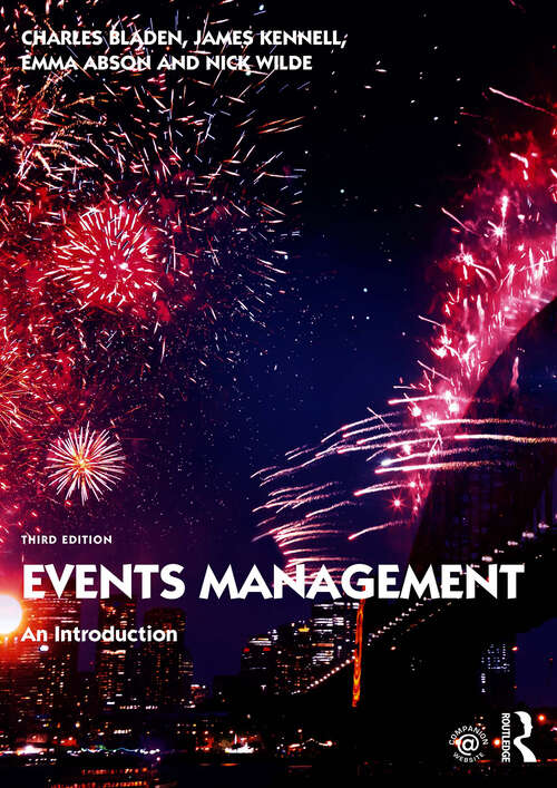 Book cover of Events Management: An Introduction (3)