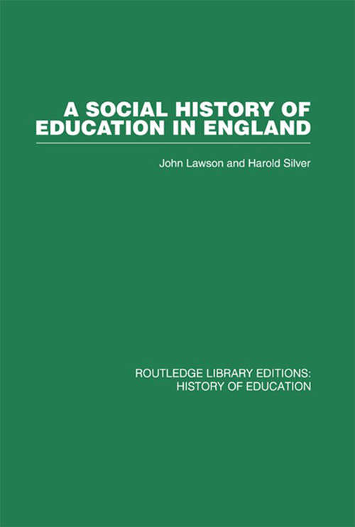 A Social History of Education in England