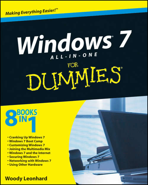 Book cover of Windows 7 All-in-One For Dummies