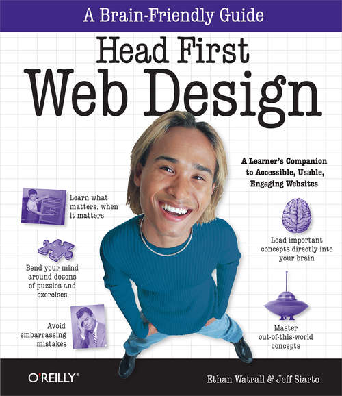 Book cover of Head First Web Design
