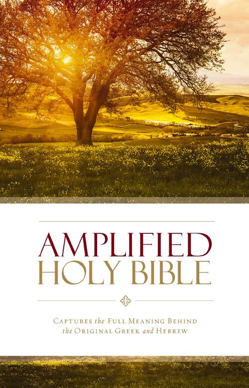 Book cover of Amplified Holy Bible, eBook: Captures the Full Meaning Behind the Original Greek and Hebrew