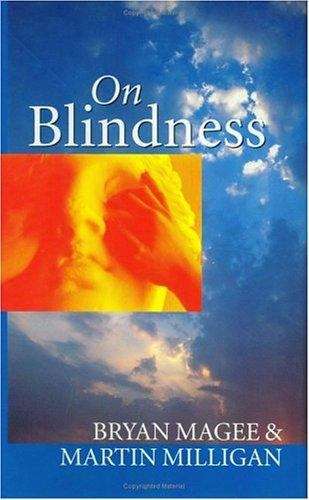 Book cover of On Blindness: Letters Between Bryan Magee and Martin Milligan