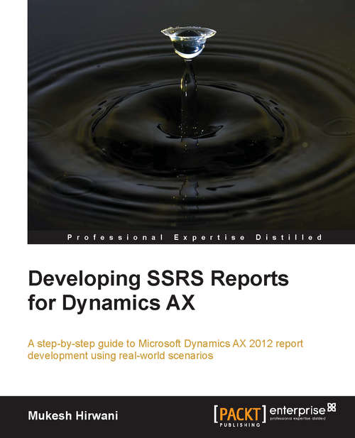 Book cover of Developing SSRS Reports for Dynamics AX