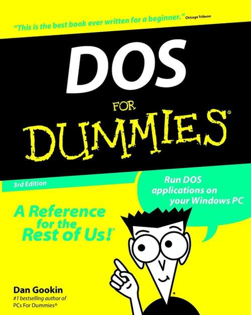 Book cover of DOS For Dummies (3)