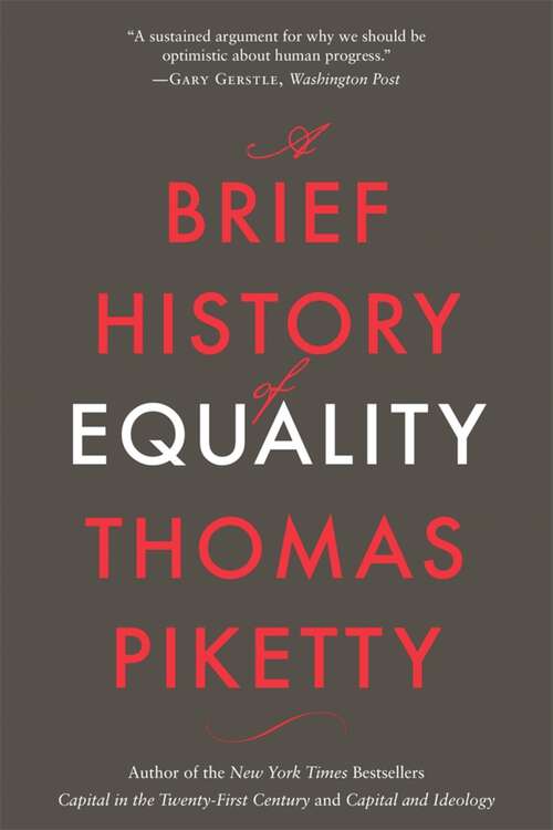 Book cover of A Brief History of Equality