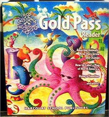 Book cover of HSP California Excursions, Gold Pass Reader, Grade 2