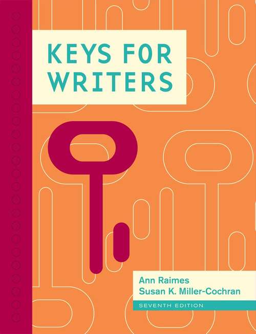 Book cover of Keys for Writers 7th Edition