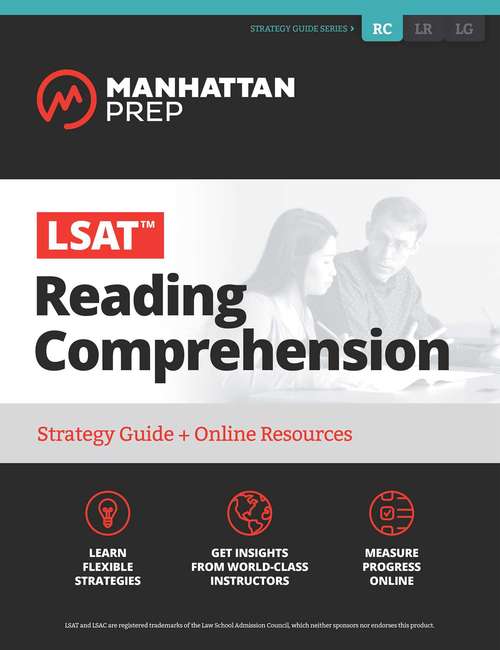 Book cover of LSAT Reading Comprehension: Strategy Guide + Online Tracker