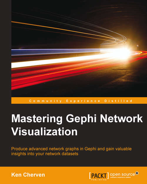 Book cover of Mastering Gephi Network Visualization