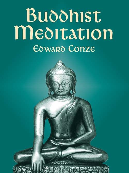 Book cover of Buddhist Meditation (Routledge Library Editions: Buddhism Ser.)