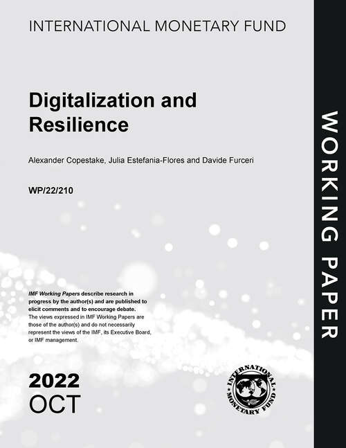 Book cover of Digitalization and Resilience (Imf Working Papers)