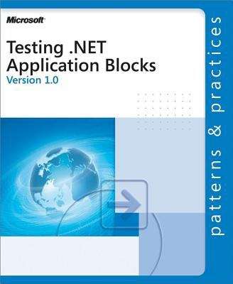 Book cover of Testing .NET Application Blocks