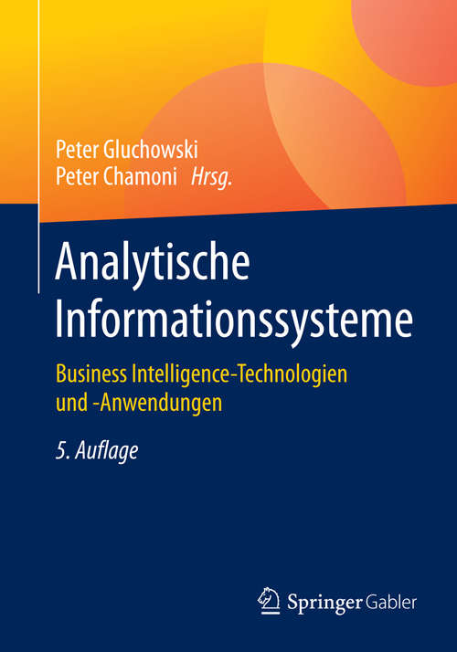 Book cover of Analytische Informationssysteme