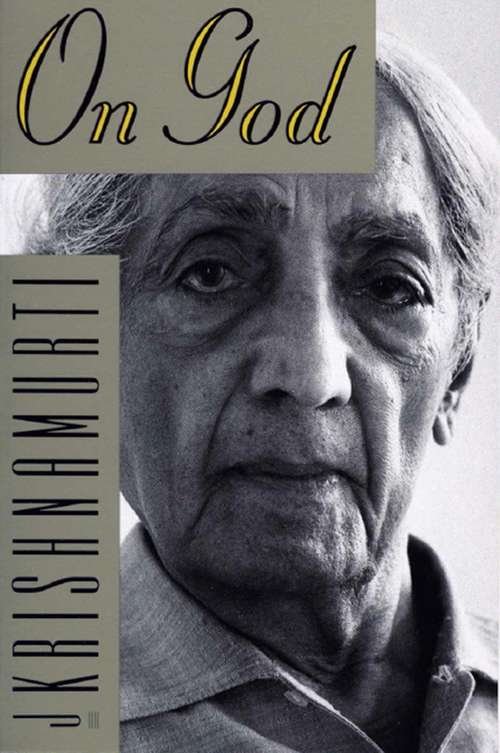 Book cover of On God