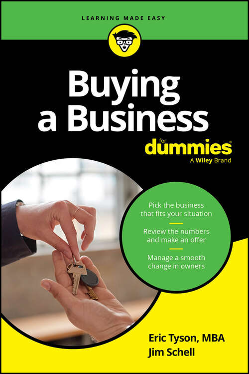 Book cover of Buying a Business For Dummies