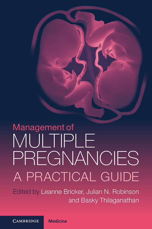 Book cover of Management of Multiple Pregnancies: A Practical Guide