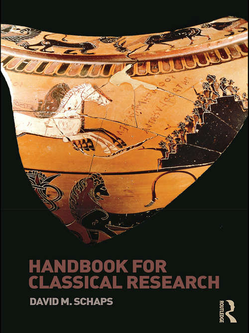 Book cover of Handbook for Classical Research