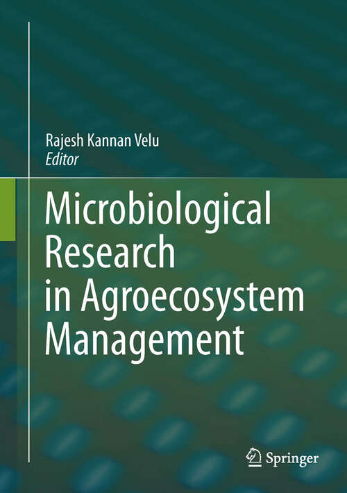 Book cover of Microbiological Research In Agroecosystem Management