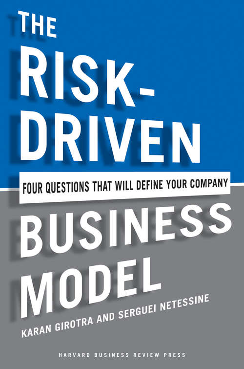 Book cover of The Risk-Driven Business Model