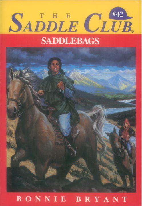 Book cover of Saddlebags (Saddle Club #42)