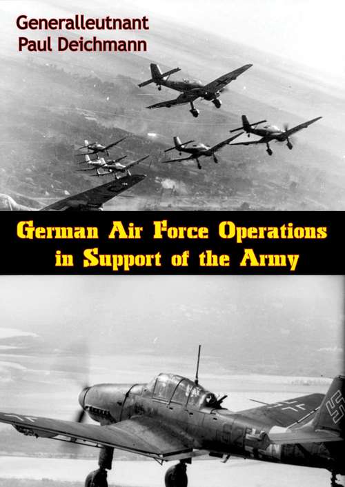 Book cover of German Air Force Operations in Support of the Army