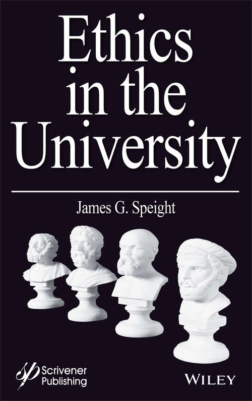 Book cover of Ethics in the University