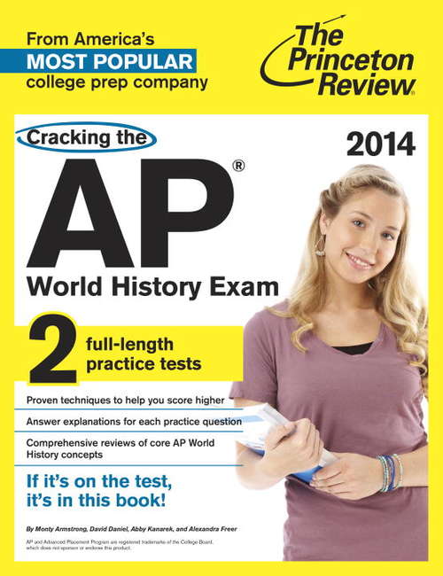 Book cover of Cracking the AP World History Exam, 2013 Edition