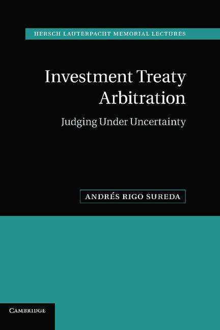 Book cover of Investment Treaty Arbitration