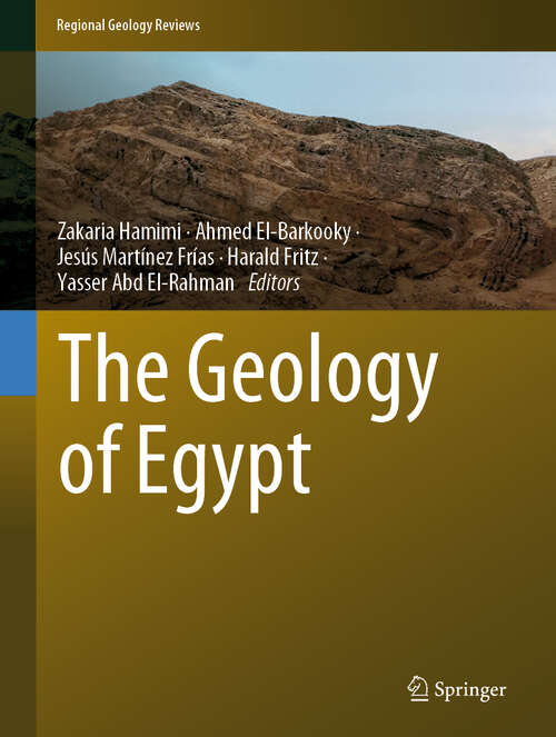 Book cover of The Geology of Egypt (1st ed. 2020) (Regional Geology Reviews)