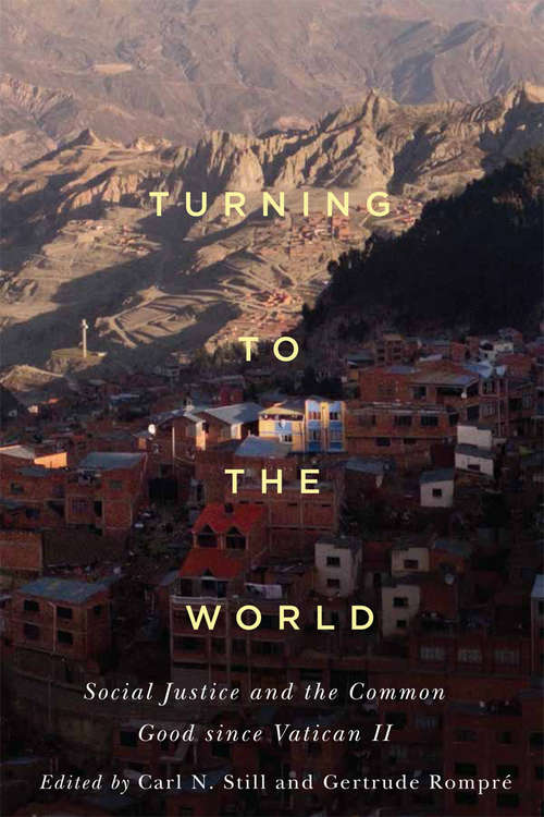 Book cover of Turning to the World: Social Justice and the Common Good since Vatican II