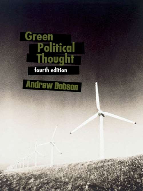 Book cover of Green Political Thought