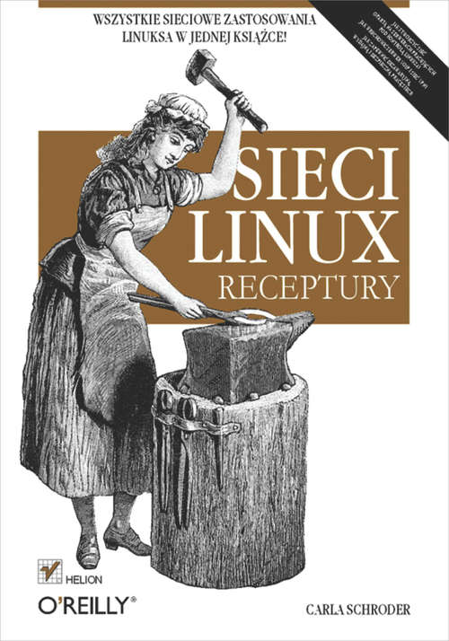 Book cover of Sieci Linux. Receptury