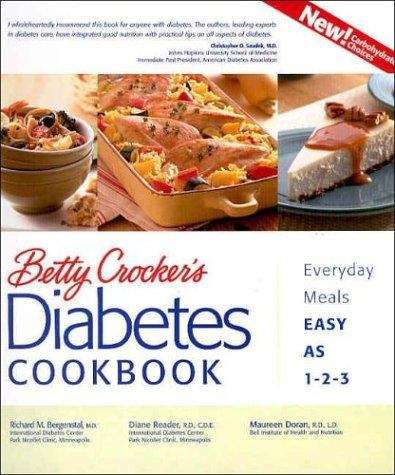 Book cover of Betty Crocker's Diabetes Cookbook: Everyday Meals, Easy as 1-2-3