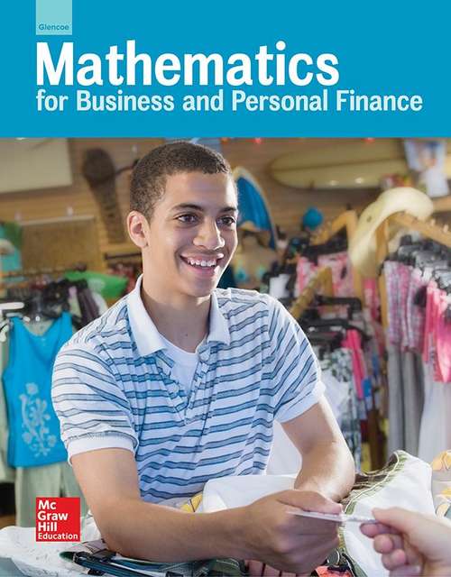 Book cover of Glencoe Mathematics for Business and Personal Finance (Lange: Hs Business Math Ser.)