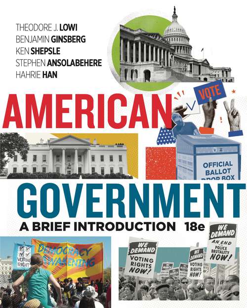 Book cover of American Government: A Brief Introduction (Eighteenth Edition) (Eighteenth Edition)