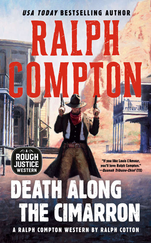 Book cover of Ralph Compton Death Along the Cimarron