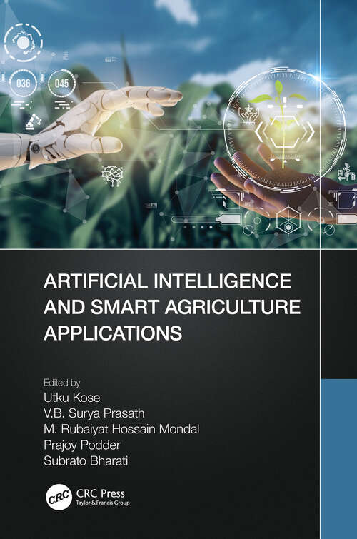 Book cover of Artificial Intelligence and Smart Agriculture Applications