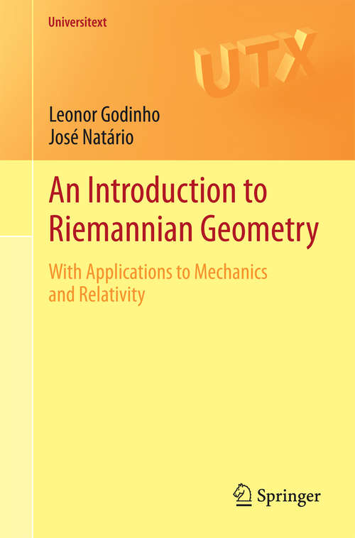 Book cover of An Introduction to Riemannian Geometry