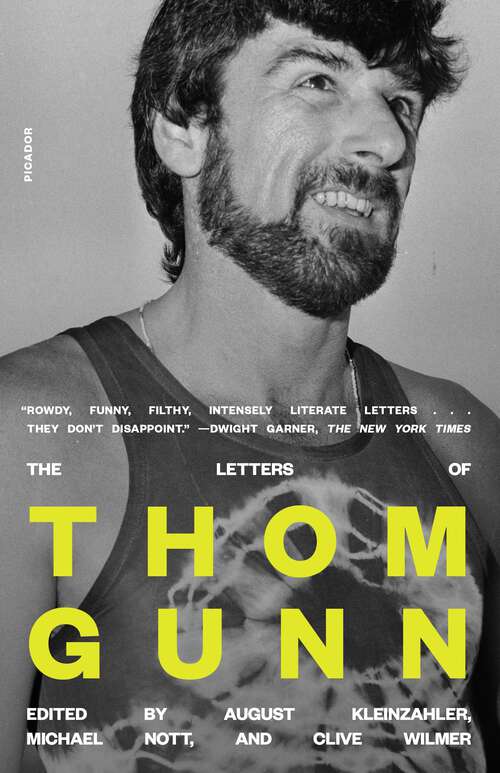 Book cover of The Letters of Thom Gunn