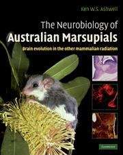 Book cover of The Neurobiology of Australian Marsupials