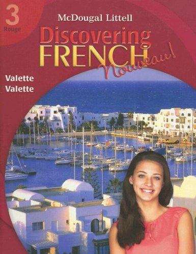 Book cover of Discovering French, Nouveau! 3 Rouge