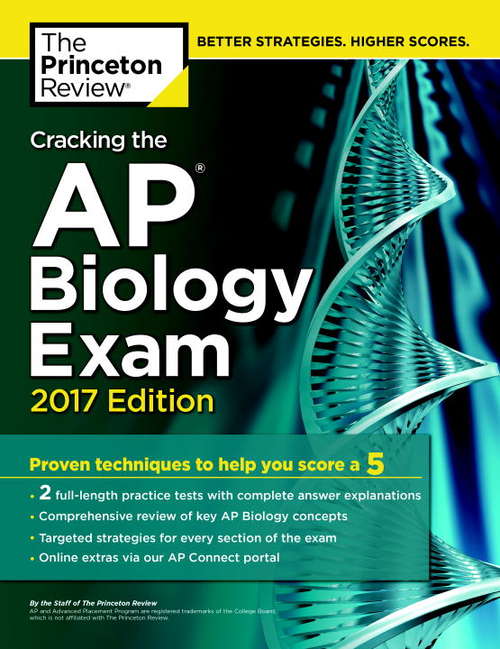 Book cover of Cracking the AP Biology Exam, 2017 Edition