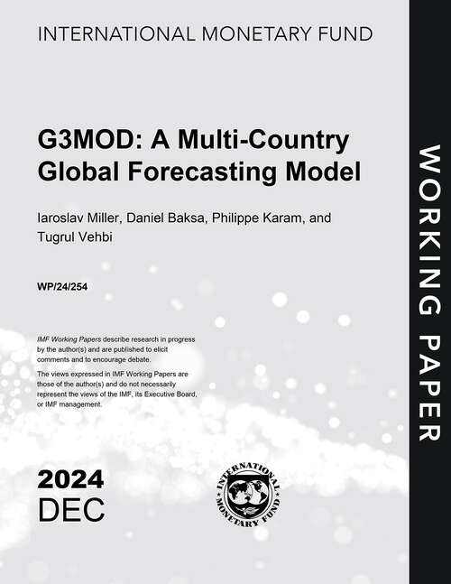 Book cover of G3MOD: A Multi-Country Global Forecasting Model