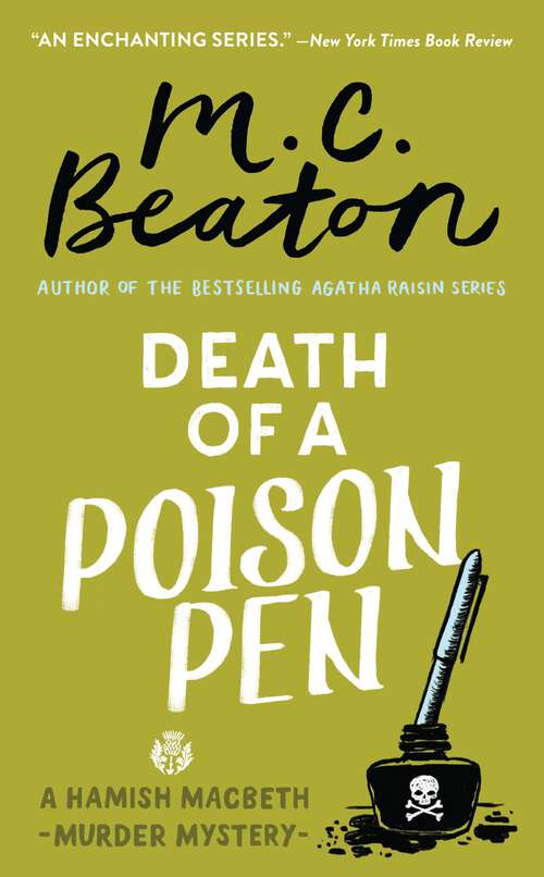 Book cover of Death of a Poison Pen (A Hamish Macbeth Mystery #19)