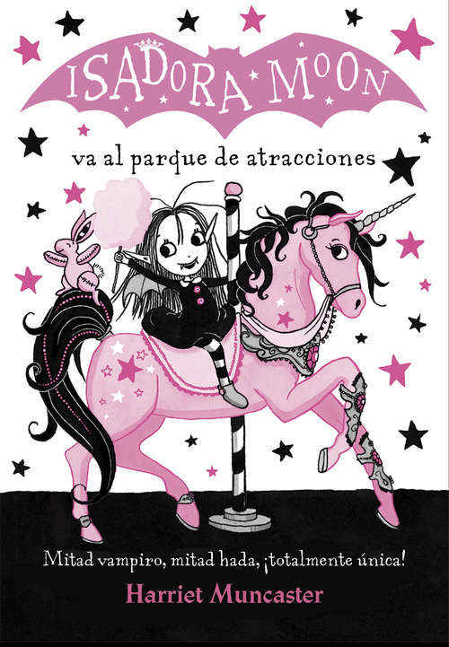 Book cover of Isadora Moon va al parque de atracciones (Isadora Moon: Volumen)