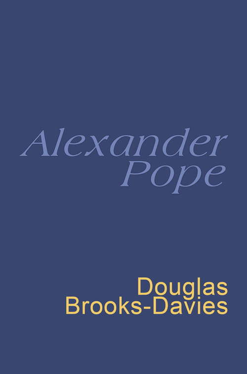 Book cover of Alexander Pope: Everyman's Poetry