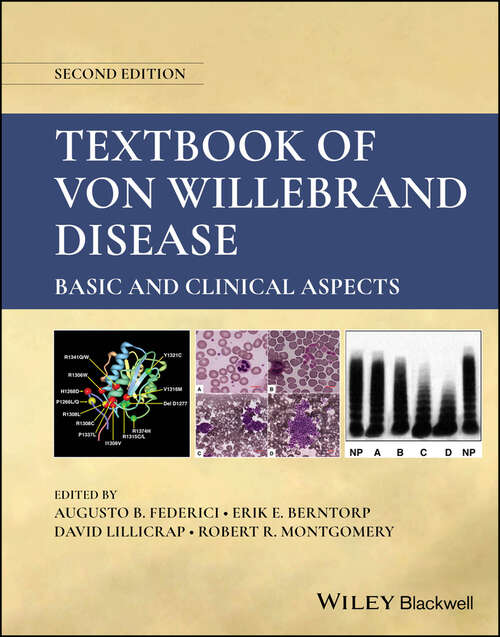 Book cover of Textbook of Von Willebrand Disease: Basic and Clinical Aspects (2)