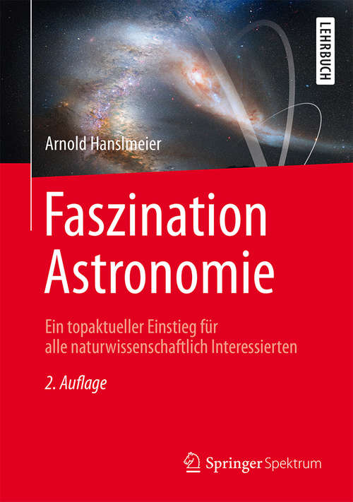 Book cover of Faszination Astronomie